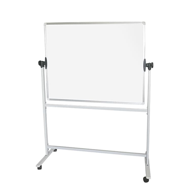 Tablă albă cu două fețe pe suport mobil 90 x 180 cm — standard — imagine 1