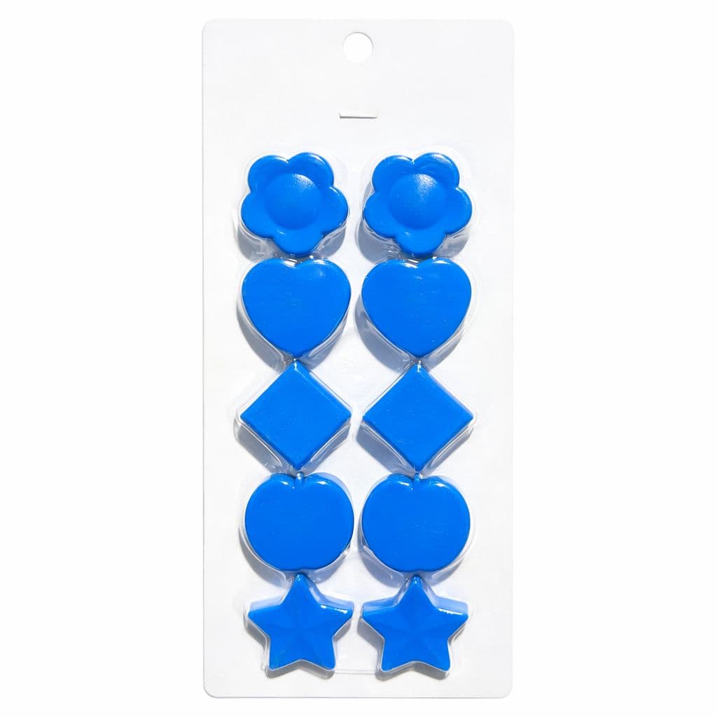 Magneți decorativi în 5 forme — set 10 buc